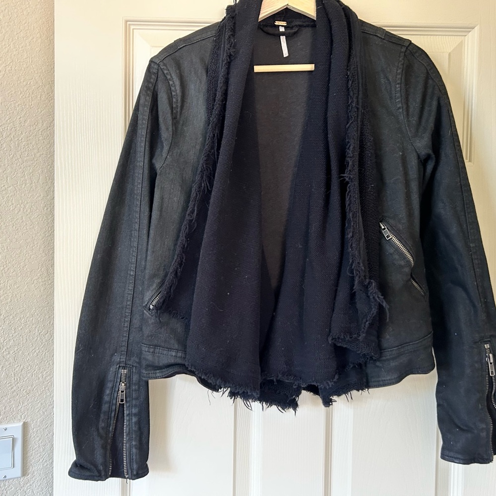 Free People Women's Black Jacket